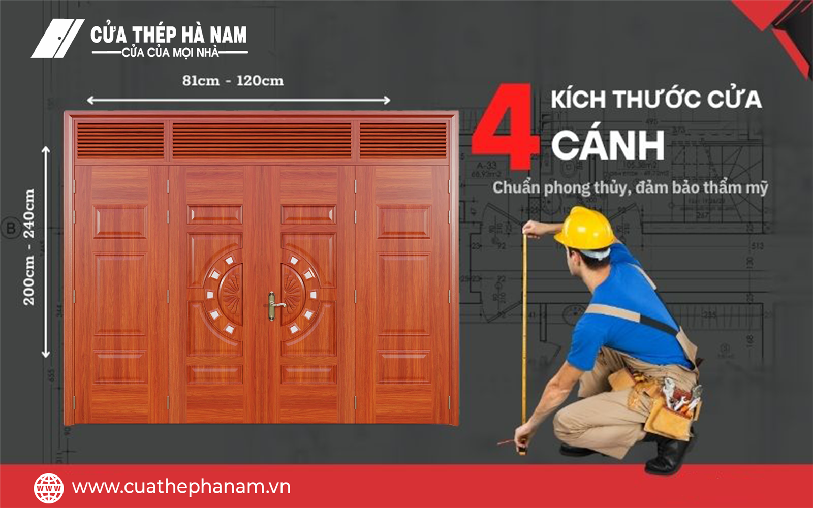 Mẹo tính mét vuông cửa chính xác, tiết kiệm thời gian