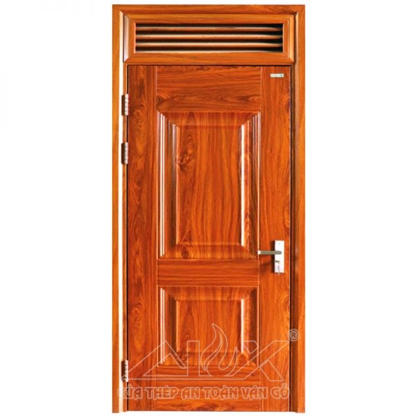 Cửa Thép Vân Gỗ 1 Cánh | Mã A1.5NC