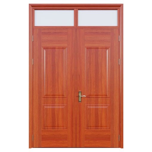 Cửa Thép Vân Gỗ 2 Cánh Cân | Mã A22-K.05