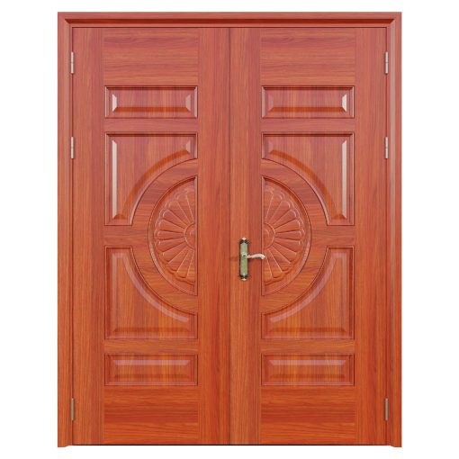 Cửa Thép Vân Gỗ 2 Cánh Cân | Mã A22.02H