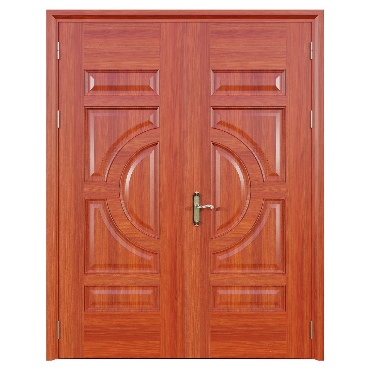 Cửa Thép Vân Gỗ 2 Cánh Cân | Mã A22.02