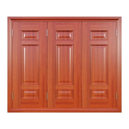 Cửa Sổ Thép Vân Gỗ 3 Cánh | Mã A.CS2.3