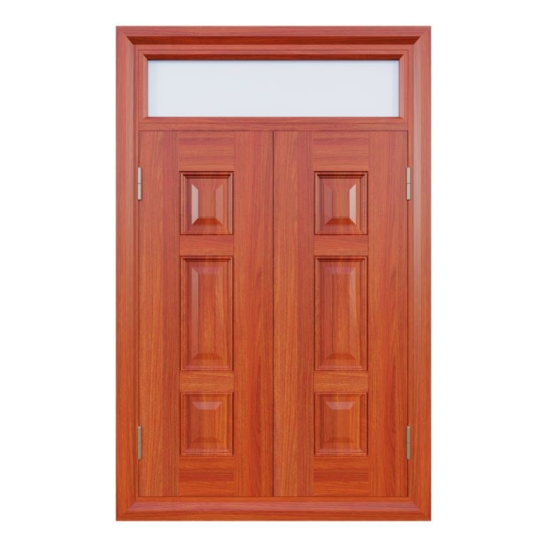 Cửa Sổ Thép Vân Gỗ 2 Cánh | Mã A.CS1-K.2