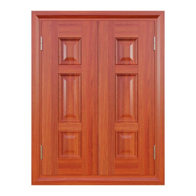 Cửa Sổ Thép Vân Gỗ 2 Cánh | Mã A.CS1.2