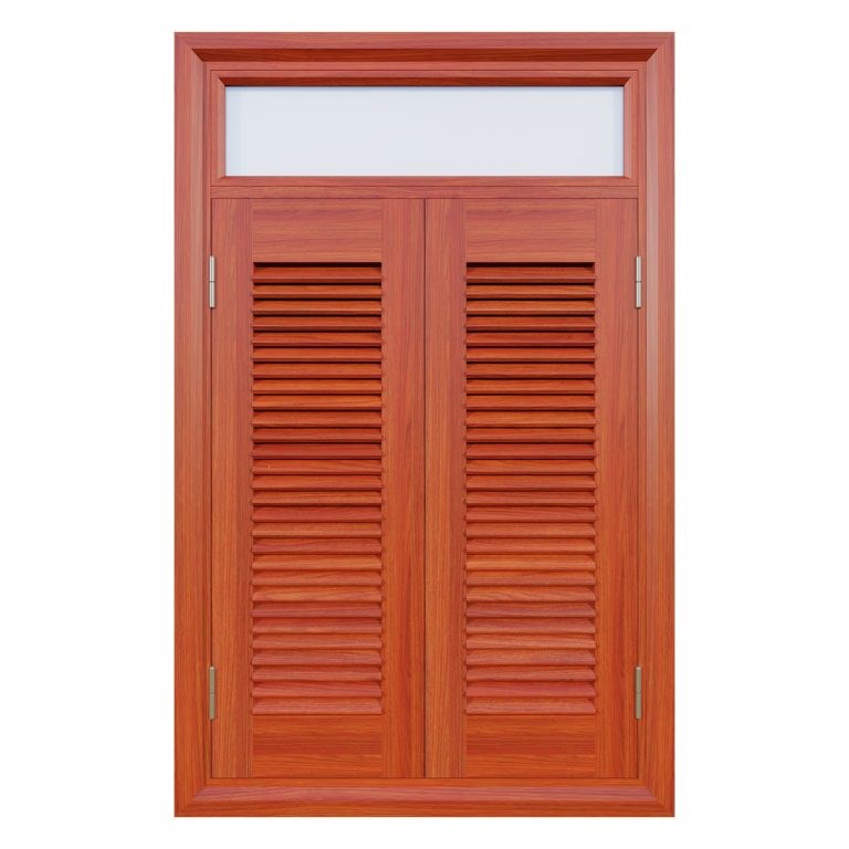 Cửa Sổ Thép Vân Gỗ 2 Cánh | Mã A.CS-NC.2