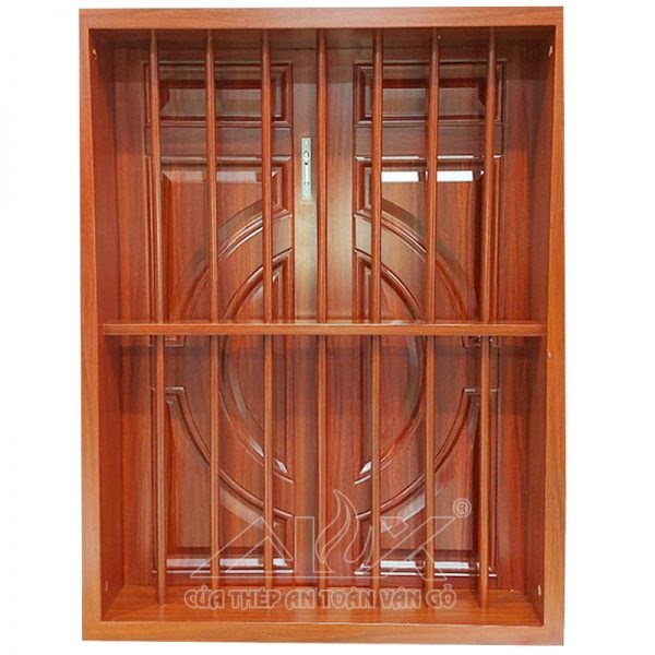 Cửa Sổ Thép Vân Gỗ A.CS2.1