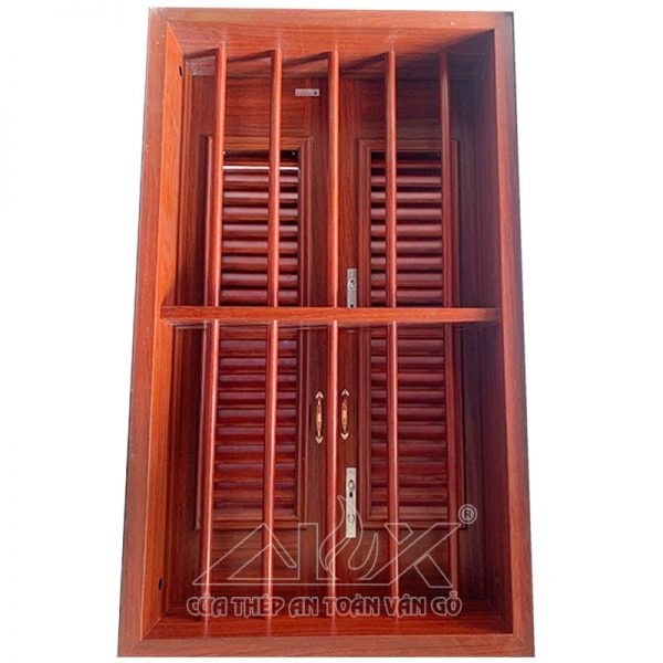 Cửa Sổ Thép Vân Gỗ A.CS1.1