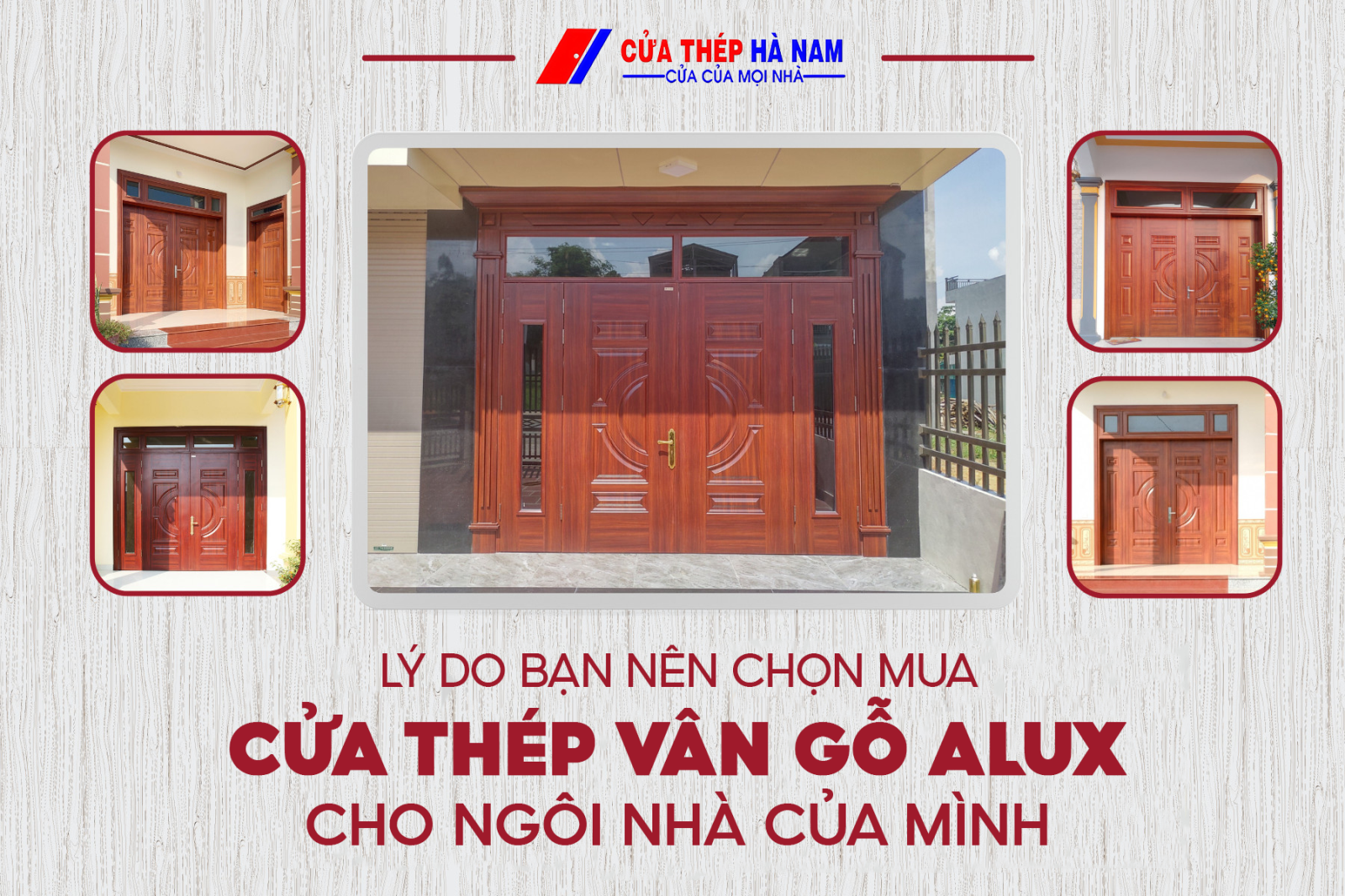 Tại sao nên chú ý đến thời gian bảo hành cửa thép vân gỗ trước khi mua?