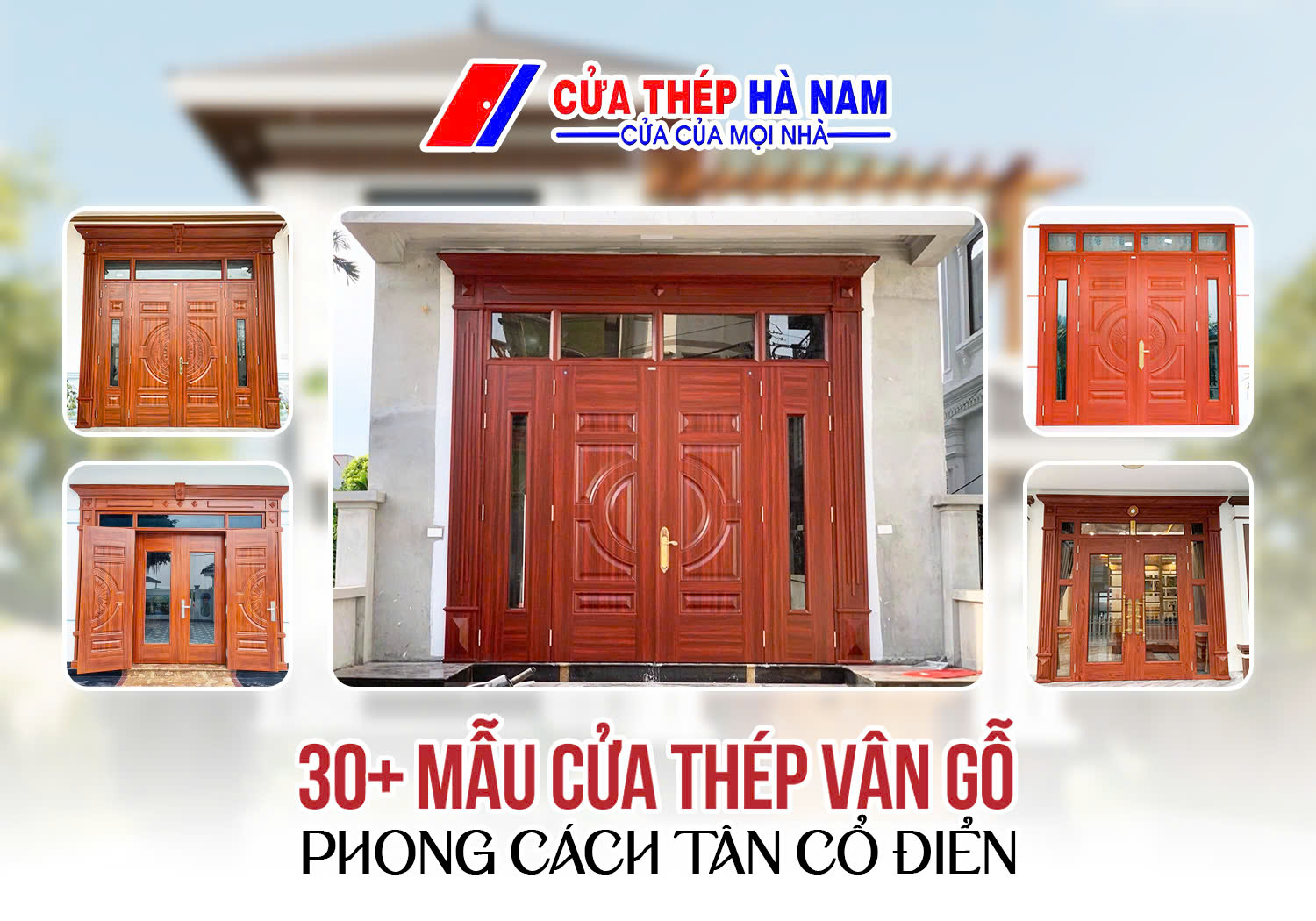 Dịch vụ lắp đặt cửa thép vân gỗ chuyên nghiệp từ A-Z